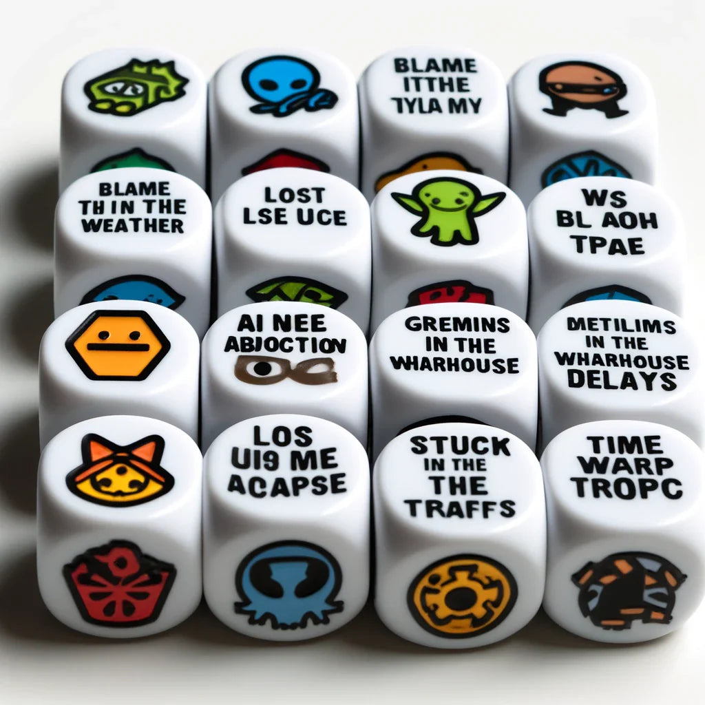Shipping Delay Excuses Dice