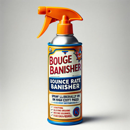 Bounce Rate Banisher Spray Bottle